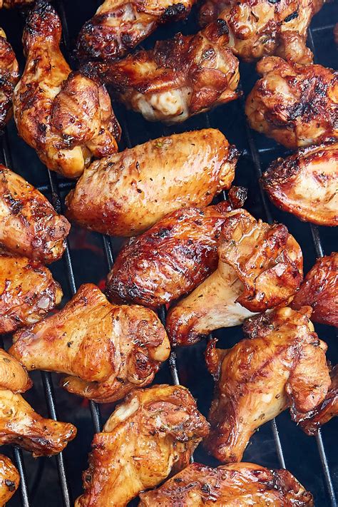 how do you cook wings on a gas grill